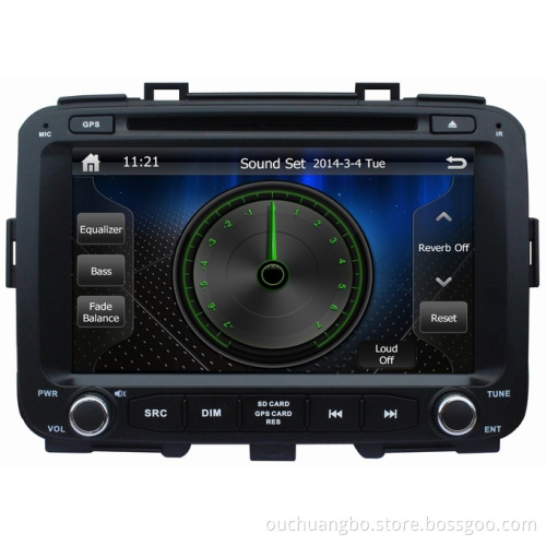 Ouchuangbo Auto Radio DVD GPS Navigation Kia Carens 2013 Bluetooth TV SWC Stereo System